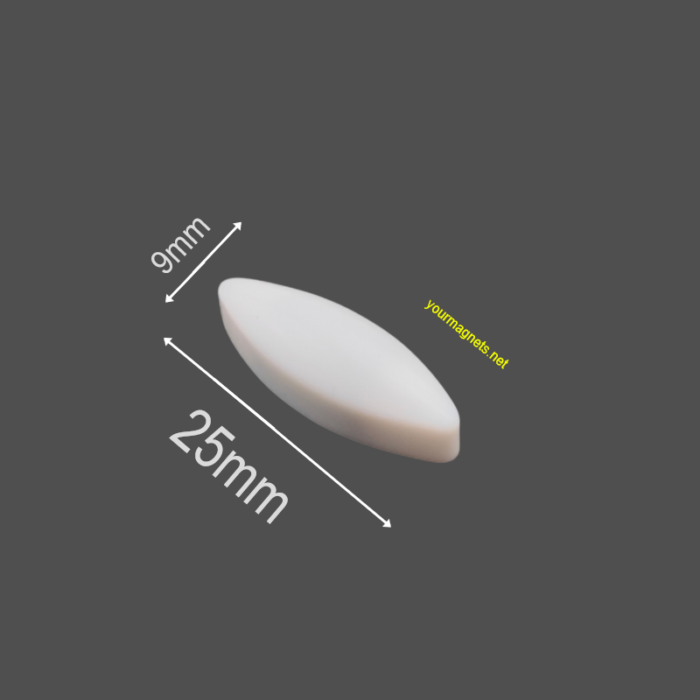 Magnetic stirrer bar 9mm x 25mm PTFE, Oval