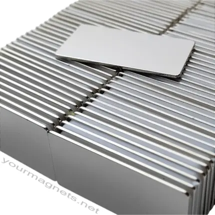 Neodymium Blockmagnet, 40mm x 20mm x 1mm, N35