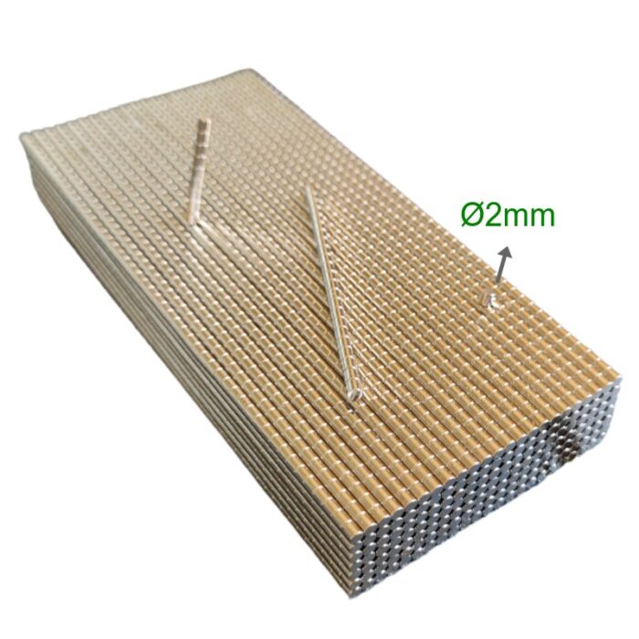 Neodymium magnet, round, 2mm diameter, 2mm height, N52