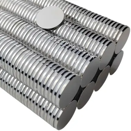 Neodymium magnet, round, 20mm diameter, 1.5mm height, N52