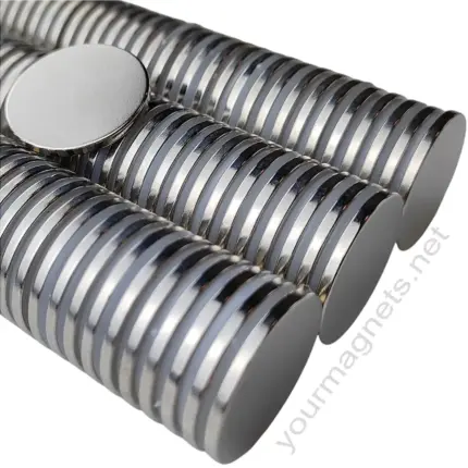 Neodymium magnet, round, 25mm diameter, 2mm height, N52