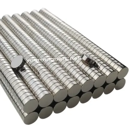 Neodymium magnet, round, 9mm diameter, 3mm height, N38