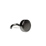Neodymium hook magnet Ø20mm silver, holds approx. 12 kg