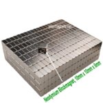 Neodymium Blockmagnet, 10mm x 10mm x 5mm, N35