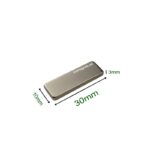 Neodymium Blockmagnet, 30mm x 10mm x 3mm, N35
