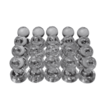 Cone Magnets 11 mm × 17 mm White Transparent – Neodymium Core (Pack of 20)