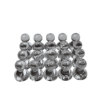 Cone Magnets 15 mm × 20 mm White Transparent – Neodymium Core (Pack of 20)