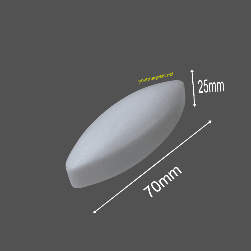 Magnetic stirrer bar 25mm x 70mm PTFE, Oval Magnetic stirrer bar 25mm x 70mm PTFE, Oval