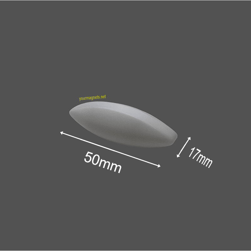 Magnetic stirrer bar 17mm x 50mm PTFE, Oval Magnetic stirrer bar 17mm x 50mm PTFE, Oval