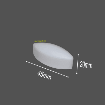Magnetic stirrer bar 20mm x 45mm PTFE, Oval