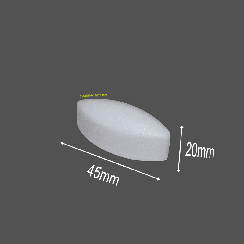 Magnetic stirrer bar 20mm x 45mm PTFE, Oval Magnetic stirrer bar 20mm x 45mm PTFE, Oval