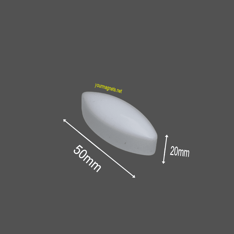 Magnetic stirrer bar 20mm x 50mm PTFE, Oval Magnetic stirrer bar 20mm x 50mm PTFE, Oval
