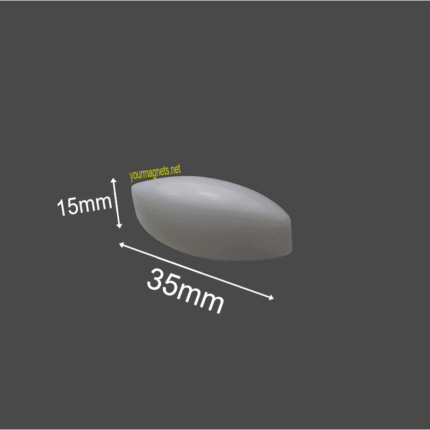 Magnetic stirrer bar 15mm x 35mm PTFE, Oval