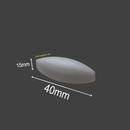 Magnetic stirrer bar 15mm x 40mm PTFE, Oval