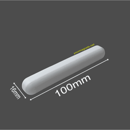 PTFE Magnetic Stir Bar – Cylindrical, 16 mm × 100 mm | Temperature Resistant –200 °C to +260 °C