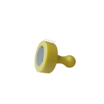 Cone Magnets Ø29×38 mm, Yellow, with Neodymium Core – Set of 4